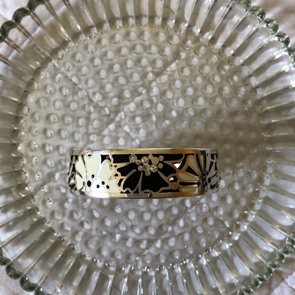 🌸Brighton Silver Plated ‘Op Flower’ Bangle